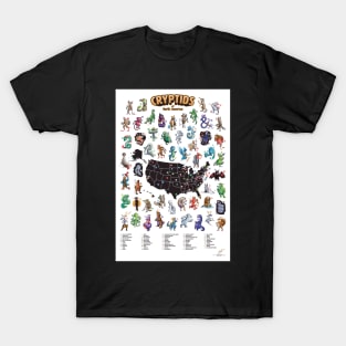 Cryptids of North America T-Shirt